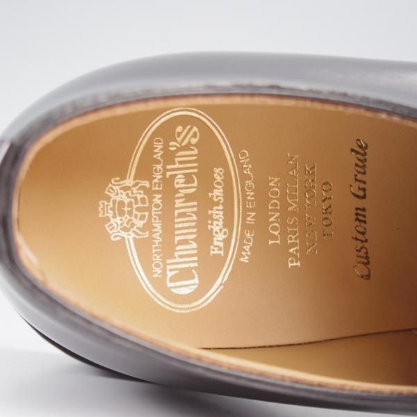 未使用★チャーチ 75G/UK7.5【定価￥181,500-★ライトウェイトソール/SHANNON LW】シャノン/103ラスト/プレーントゥ/黒/Church's★l151