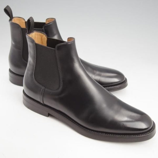極美品★チャーチ(レディース) SIZE 36.5【貴重★サイドゴアブーツ/ELSA/ロイスカーフ】チェルシーブーツ/ROIS CALF/黒/Church's★l152