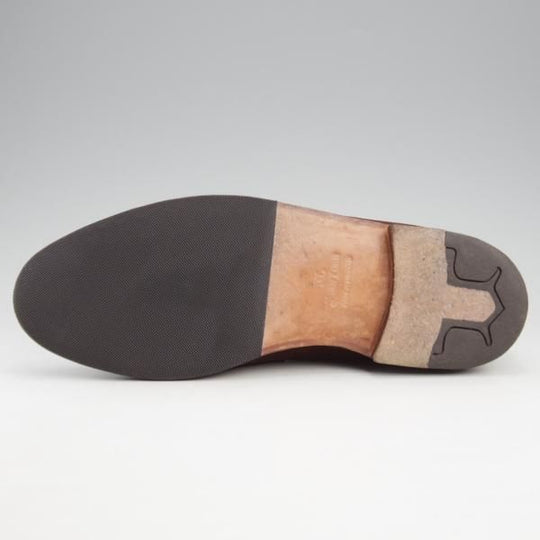 極上★ジョンロブ 5E【現行定価￥239,800-★ロペス/LOPEZ】4395ラスト/コインローファー/スエード/濃茶/メンズ/JOHN LOBB★l156