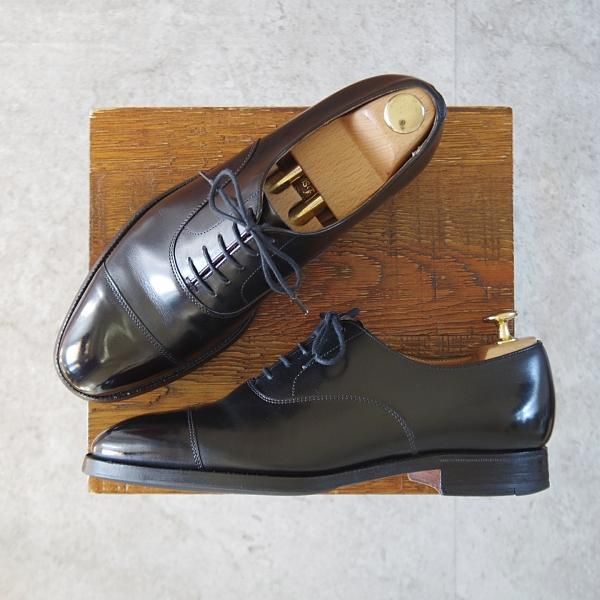 極上★クロケット&ジョーンズ 6E【同系モデル定価￥110,000-★CONNAUGHT/ストレートチップ】BEAMS F別注/ビームス/Crockett&Jones★l157