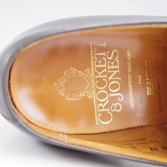 極上★クロケット&ジョーンズ 6E【同系モデル定価￥110,000-★CONNAUGHT/ストレートチップ】BEAMS F別注/ビームス/Crockett&Jones★l157