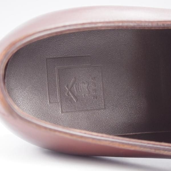 極美品★三陽山長 SIZE 6.5【定価￥110,000-★善八郎/スキンステッチ仕様/R2010ラスト】モンクストラップ/カーフ/茶/Sanyo Yamacho★l158