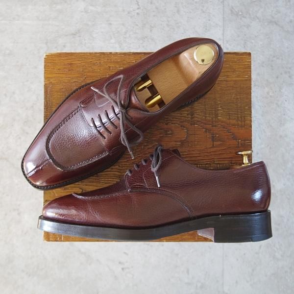 極上★ジョンロブ 6E【高額★スキンステッチ仕様/8896ラスト/BORDER】ボーダー/Uチップ/カントリーカーフ/濃茶/メンズ/JOHN LOBB★l161