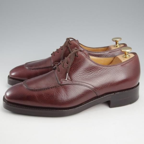 極上★ジョンロブ 6E【高額★スキンステッチ仕様/8896ラスト/BORDER】ボーダー/Uチップ/カントリーカーフ/濃茶/メンズ/JOHN LOBB★l161