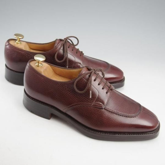 極上★ジョンロブ 6E【高額★スキンステッチ仕様/8896ラスト/BORDER】ボーダー/Uチップ/カントリーカーフ/濃茶/メンズ/JOHN LOBB★l161