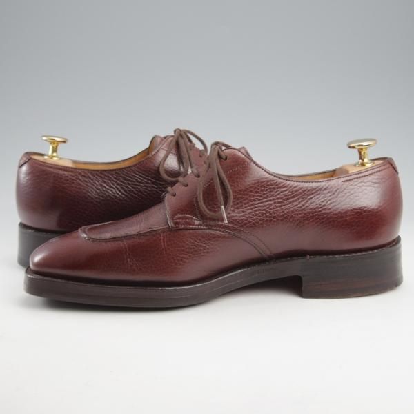 極上★ジョンロブ 6E【高額★スキンステッチ仕様/8896ラスト/BORDER】ボーダー/Uチップ/カントリーカーフ/濃茶/メンズ/JOHN LOBB★l161