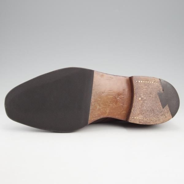 極上★ジョンロブ 6E【高額★スキンステッチ仕様/8896ラスト/BORDER】ボーダー/Uチップ/カントリーカーフ/濃茶/メンズ/JOHN LOBB★l161