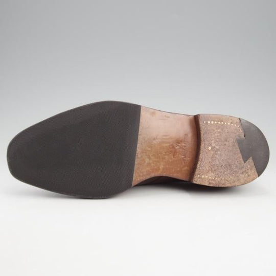 極上★ジョンロブ 6E【高額★スキンステッチ仕様/8896ラスト/BORDER】ボーダー/Uチップ/カントリーカーフ/濃茶/メンズ/JOHN LOBB★l161