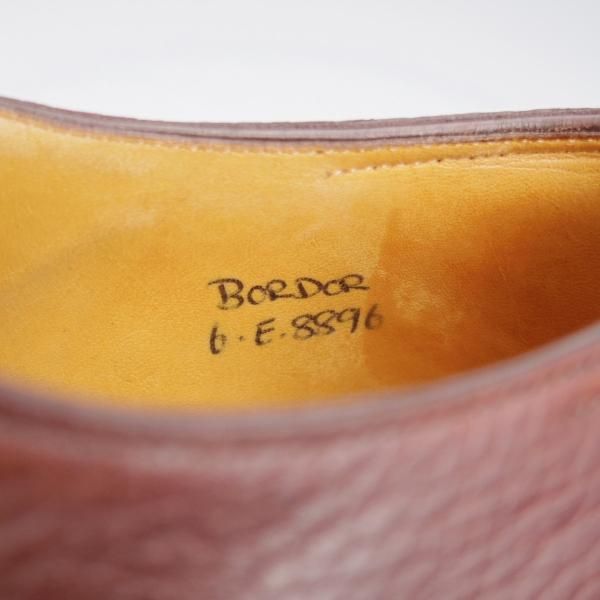 極上★ジョンロブ 6E【高額★スキンステッチ仕様/8896ラスト/BORDER】ボーダー/Uチップ/カントリーカーフ/濃茶/メンズ/JOHN LOBB★l161