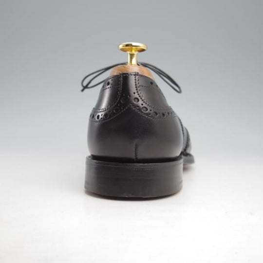 未使用★チャーチ 80F/UK8【定価￥176,000-★チェットウィンド/CHETWYND】173ラスト/フルブローグ/カーフ/黒/メンズ/Church's★l162