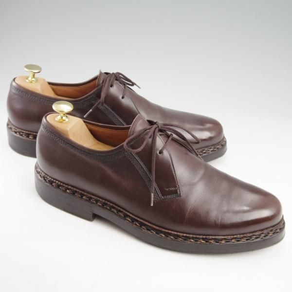 ハインリッヒ ディンケラッカー UK8 新品 未使用 ハインリッヒ・ディンケラッカー SIZE 8.5【プレーントゥ/濃茶