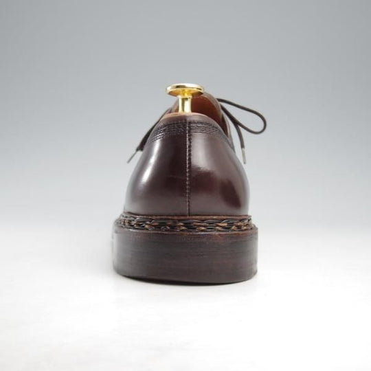 極上★(独)ハインリッヒ・ディンケラッカー SIZE 8.5【貴重★プレーントゥ/濃茶】カーフ/メンズ/Heinrich Dinkelacker★l163