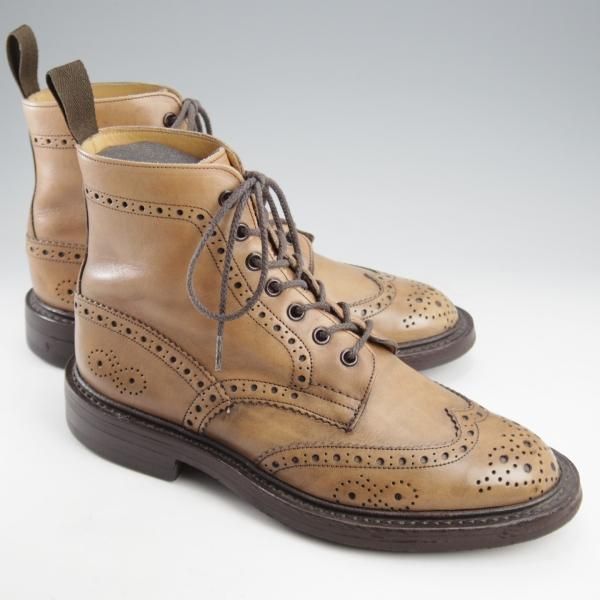 ★トリッカーズ SIZE 6.5【ダイナイトソール仕様★(英)ポールスミス別注/Paul Smith】M6178/カントリーブーツ/薄茶/Tricker's★l167