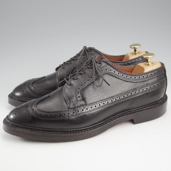 極美品★(米)アレンエドモンズ 8E【貴重★ブルックスブラザーズ別注/BROOKS BROTHERS】ロングウイング/黒/メンズ/ALLEN EDMONDS★l170
