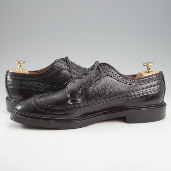 極美品★(米)アレンエドモンズ 8E【貴重★ブルックスブラザーズ別注/BROOKS BROTHERS】ロングウイング/黒/メンズ/ALLEN EDMONDS★l170