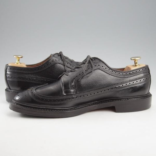 極美品★(米)アレンエドモンズ 8E【貴重★ブルックスブラザーズ別注/BROOKS BROTHERS】ロングウイング/黒/メンズ/ALLEN EDMONDS★l170