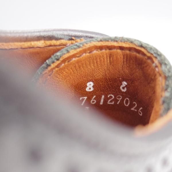 極美品★(米)アレンエドモンズ 8E【貴重★ブルックスブラザーズ別注/BROOKS BROTHERS】ロングウイング/黒/メンズ/ALLEN EDMONDS★l170