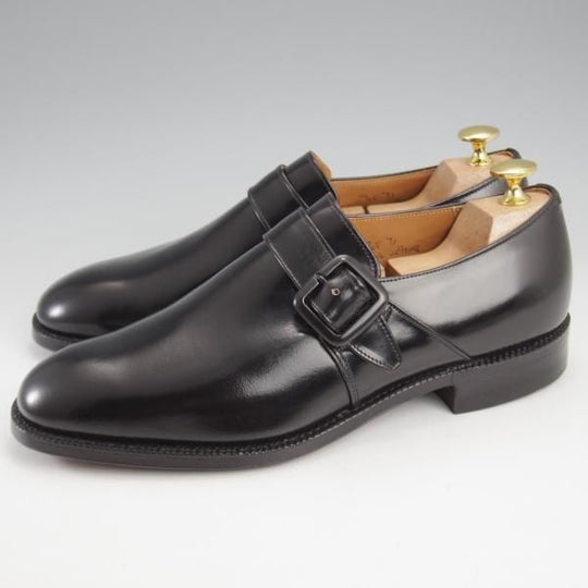 未使用★チャーチ 70F/UK7【現行定価￥181,500-★旧チャーチ/73ラスト/ブックバインダーカーフ】Westbury/3都市ロゴ/黒/Church's★l171