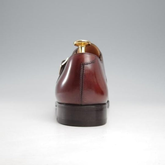 極美品★(仏)ベルルッティ SIZE 6【貴重★タトゥ・コレクション/ヴェネチアレザー】モンクストラップ/濃茶/メンズ/Berluti★l173