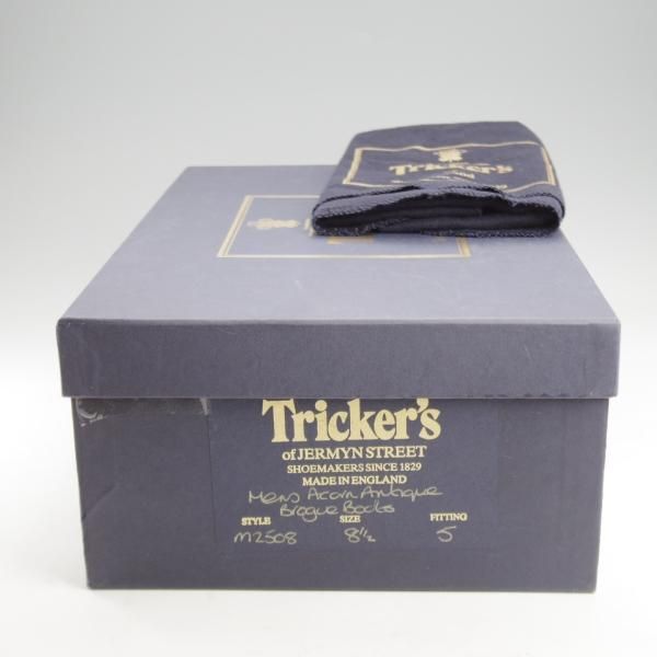極上★トリッカーズ SIZE 8.5【定価￥132,000-★MALTON/モールトン】M2508/カントリーブーツ/エイコンアンティーク/Tricker's★l175