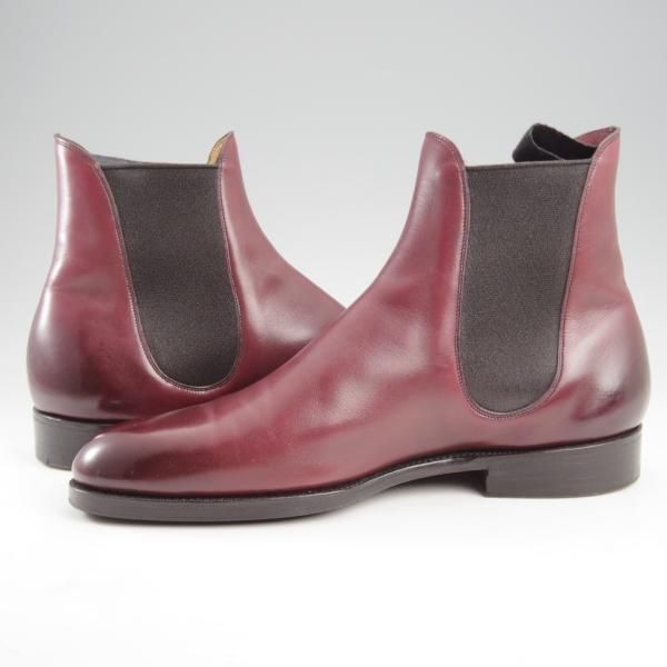 極美品★(英)ガジアーノ&ガーリング UK5.5【定価￥226,800-★(英)ALFRED DUNHILL別注/ダンヒル】サイドゴアブーツ/GAZIANO&GIRLING★l176