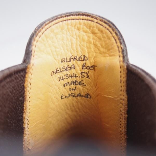 極美品★(英)ガジアーノ&ガーリング UK5.5【定価￥226,800-★(英)ALFRED DUNHILL別注/ダンヒル】サイドゴアブーツ/GAZIANO&GIRLING★l176