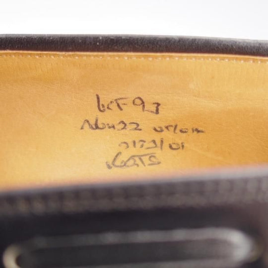 未使用★チャーチ 65F/UK6.5【旧チャーチ★ブックバインダーカーフ/3都市ロゴ】KEATS/93ラスト/タッセルローファー/黒/Church's★l178