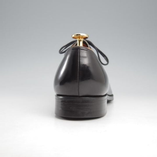 極美品★チャーチ 75F/UK7.5【旧チャーチ★LUDGATE/3都市ロゴ/84ラスト】パンチドキャップトゥ/カーフ/黒/メンズ/Church's★l180