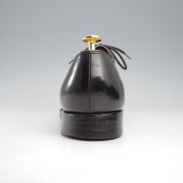 極美品★チャーチ 75F/UK7.5【旧チャーチ★LUDGATE/3都市ロゴ/84ラスト】パンチドキャップトゥ/カーフ/黒/メンズ/Church's★l180