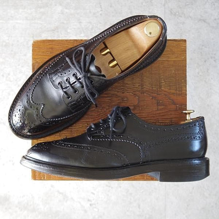 ★トリッカーズ SIZE 8.5【定価￥121,000-★ダイナイトソール/BOURTON/バートン】5633/カントリーシューズ/短靴/カーフ/黒/Tricker's★l184
