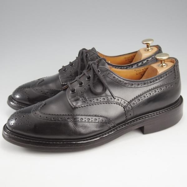 ★トリッカーズ SIZE 8.5【定価￥121,000-★ダイナイトソール/BOURTON/バートン】5633/カントリーシューズ/短靴/カーフ/黒/Tricker's★l184