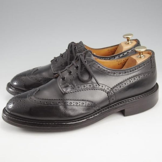 ★トリッカーズ SIZE 8.5【定価￥121,000-★ダイナイトソール/BOURTON/バートン】5633/カントリーシューズ/短靴/カーフ/黒/Tricker's★l184