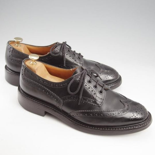 ★トリッカーズ SIZE 8.5【定価￥121,000-★ダイナイトソール/BOURTON/バートン】5633/カントリーシューズ/短靴/カーフ/黒/Tricker's★l184