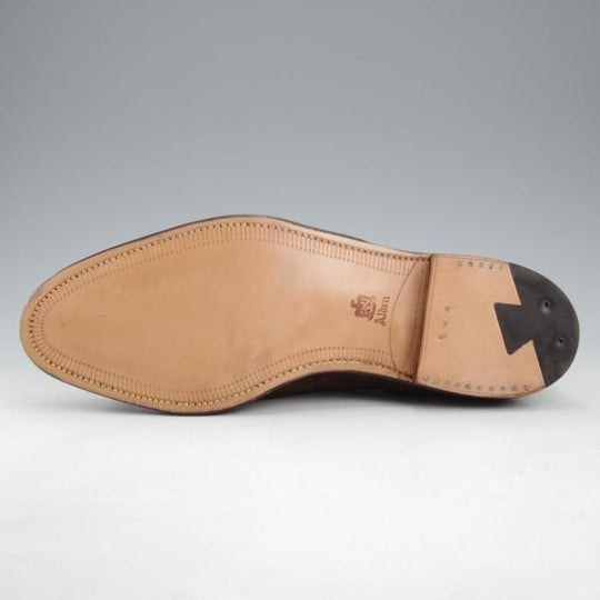 未使用★オールデン 9D【現行定価16万円以上★フルブローグ/904/ハンプトンラスト】Hampton/スエード/濃茶/メンズ/ALDEN★l187