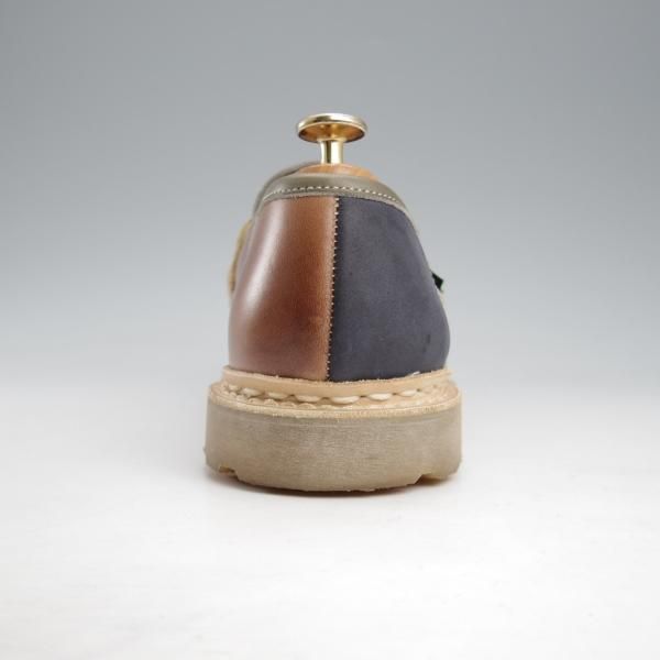 極美品★パラブーツ SIZE 6.5【定価￥88,000-★国内30足限定モデル/NANTES】ナント/コインローファー/クレイジーパターン/Paraboot★l188