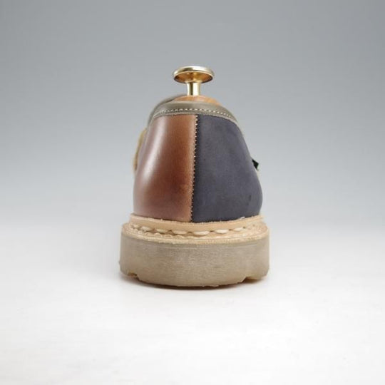 極美品★パラブーツ SIZE 6.5【定価￥88,000-★国内30足限定モデル/NANTES】ナント/コインローファー/クレイジーパターン/Paraboot★l188