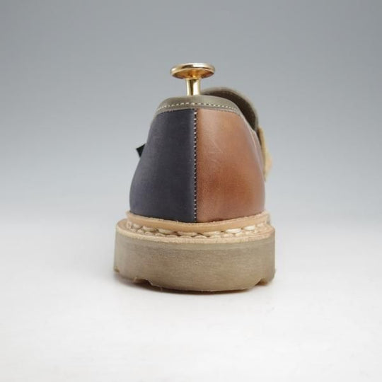 極美品★パラブーツ SIZE 6.5【定価￥88,000-★国内30足限定モデル/NANTES】ナント/コインローファー/クレイジーパターン/Paraboot★l188