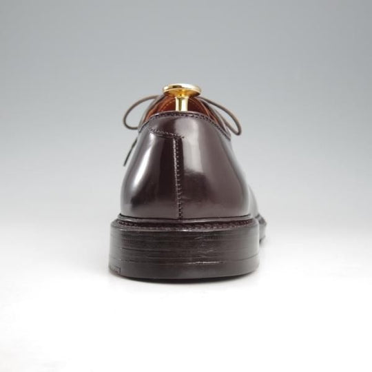 極美品★オールデン 7.5D【定価￥184,800-★コードバン仕様/990】バリーラスト/プレーントゥ/#8/バーガンディー/赤茶/ALDEN★l192