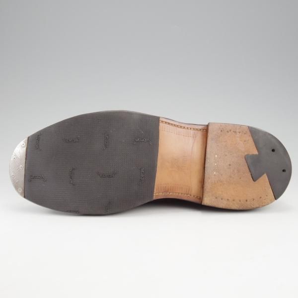 極美品★オールデン 7.5D【定価￥184,800-★コードバン仕様/990】バリーラスト/プレーントゥ/#8/バーガンディー/赤茶/ALDEN★l192