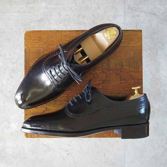 極美品★ジョンロブ 5E【現行定価30万程度★プレステージライン/ROTHLEY/7000ラスト】オックスフォードシューズ/黒/JOHN LOBB★l193