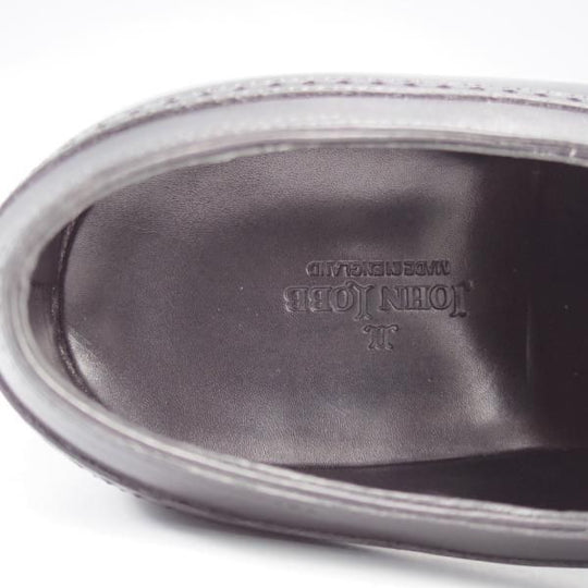 極美品★ジョンロブ 5E【現行定価30万程度★プレステージライン/ROTHLEY/7000ラスト】オックスフォードシューズ/黒/JOHN LOBB★l193