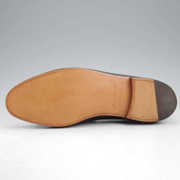 ★ジョンロブ 5E【現行定価￥254,100-★ロペス/LOPEZ】4395ラスト/コインローファー/グレインレザー/黒/メンズ/JOHN LOBB★l194