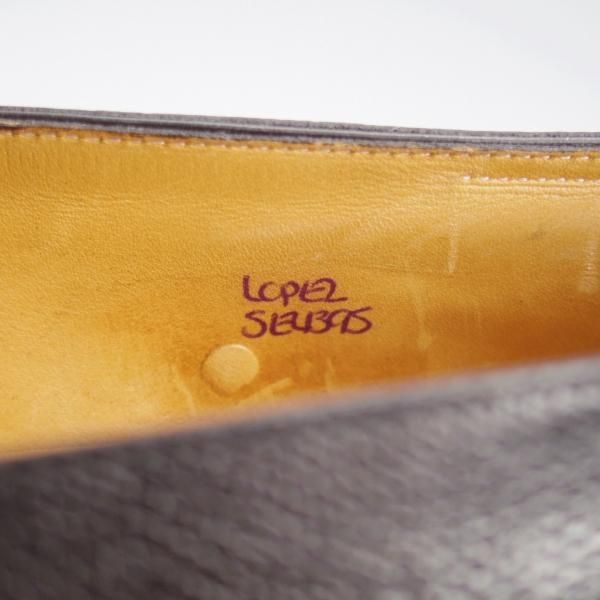 ★ジョンロブ 5E【現行定価￥254,100-★ロペス/LOPEZ】4395ラスト/コインローファー/グレインレザー/黒/メンズ/JOHN LOBB★l194