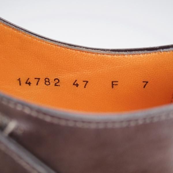 サントーニ SIZE 7【黒系パティーヌ☆ダブルモンク/14782】 | 高級中古