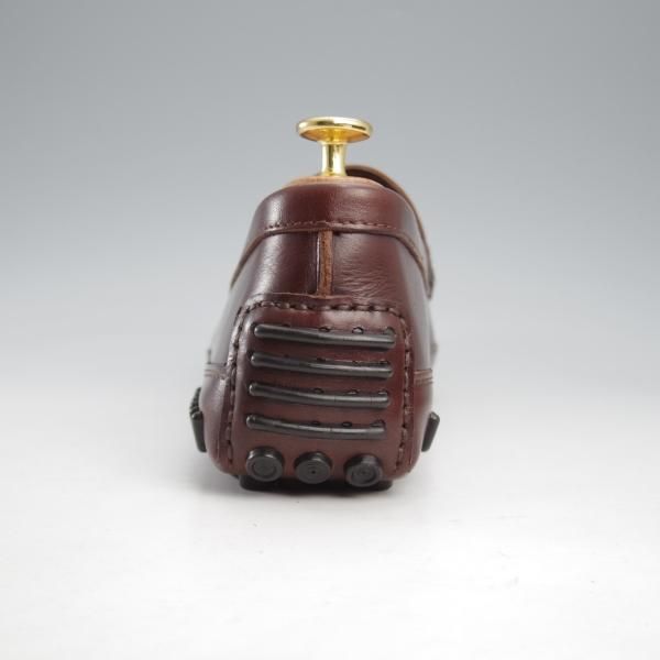 未使用★チャーチ 8F【★ドライビングシューズ/DAMON/コインローファー】スリッポン/濃茶/メンズ/Church's★l199