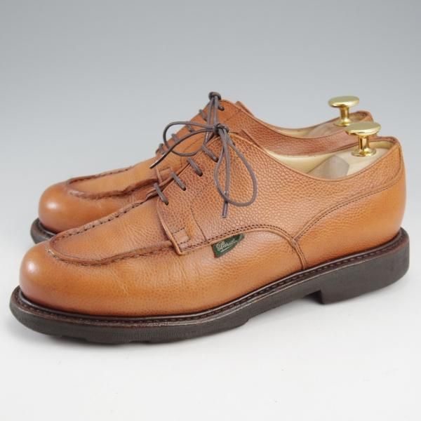 ★パラブーツ(レディース) SIZE 4【現行定価￥94,600-★CHAMBORD/シャンボード】Uチップ/グレインレザー/茶/Paraboot★l201