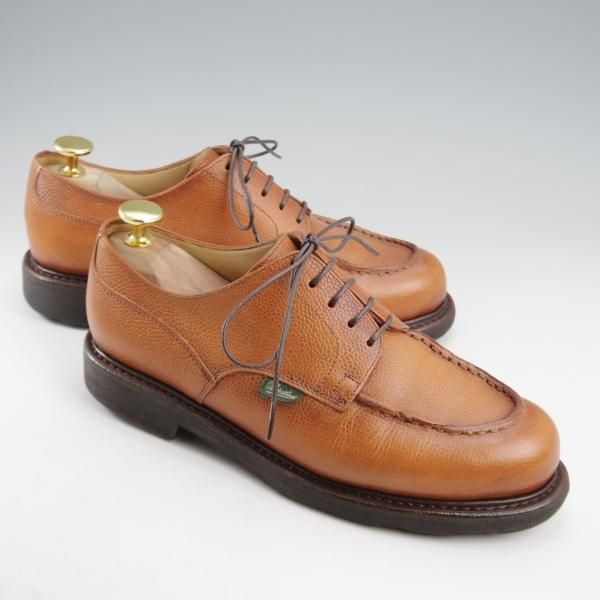 ★パラブーツ(レディース) SIZE 4【現行定価￥94,600-★CHAMBORD/シャンボード】Uチップ/グレインレザー/茶/Paraboot★l201