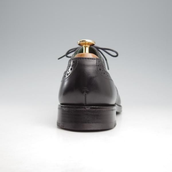 ★トリッカーズ SIZE 6.5【現行定価10万円以上★クォーターブローグ/m6955】カーフ/黒/メンズ/Tricker's★l203
