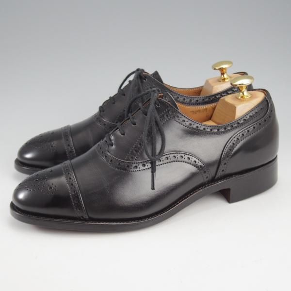 未使用★トリッカーズ SIZE 6【貴重★70万番台(80's〜90's)/ビンテージ/デッドストック】CAMBRIDGE/セミブローグ/黒/Tricker's★l204