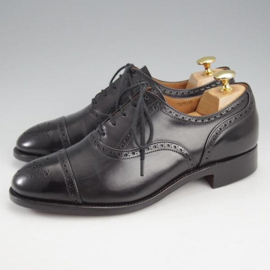 未使用★トリッカーズ SIZE 6【貴重★70万番台(80's〜90's)/ビンテージ/デッドストック】CAMBRIDGE/セミブローグ/黒/Tricker's★l204